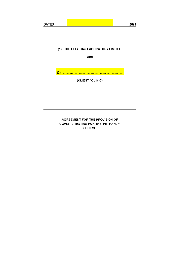 SLA Page 1  sections to complete